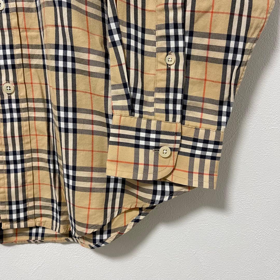 美品　Burberry チェック柄 長袖シャツ