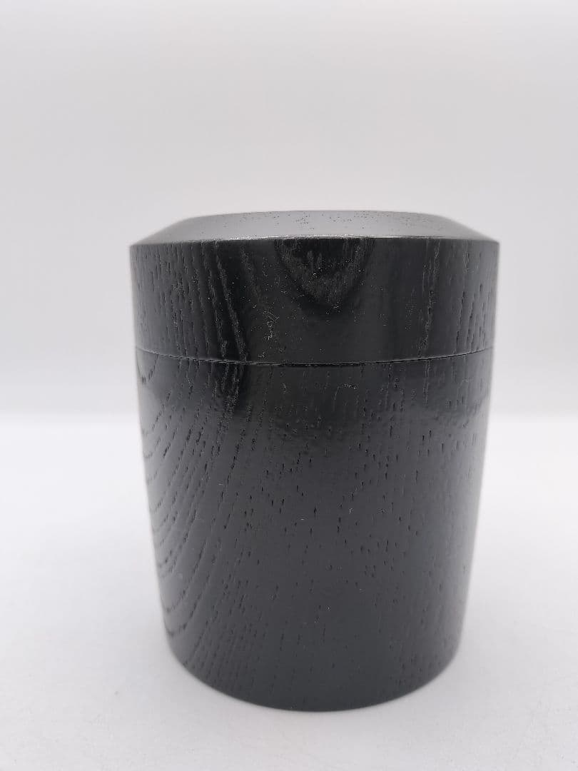 c760 詰棗 一双 木製掻合　挽家 詰茶入　茶道具 古物