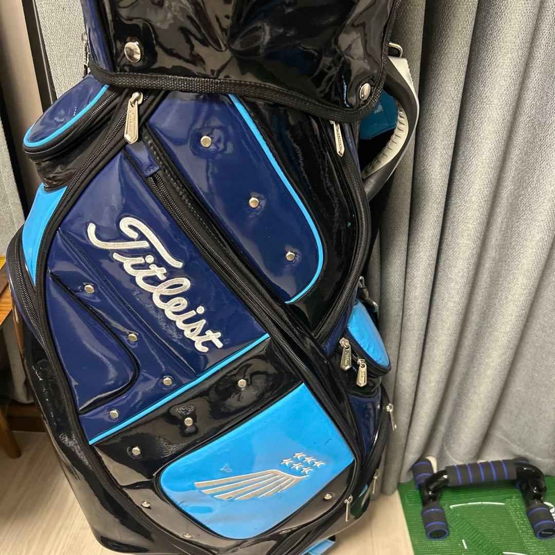 Titleist キャディバッグ 青黒
