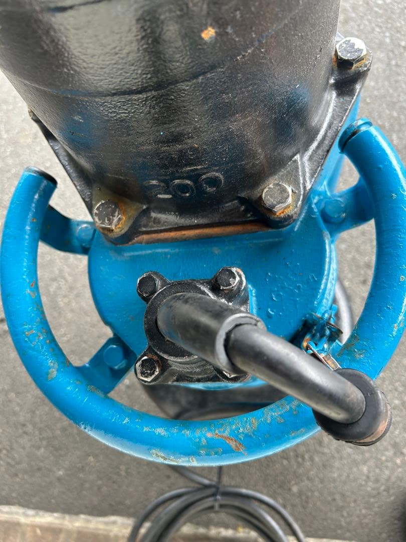 K2ツルミ一般工事排水用水中ポンプKRS-85.5 200V 50Hz 5kW5