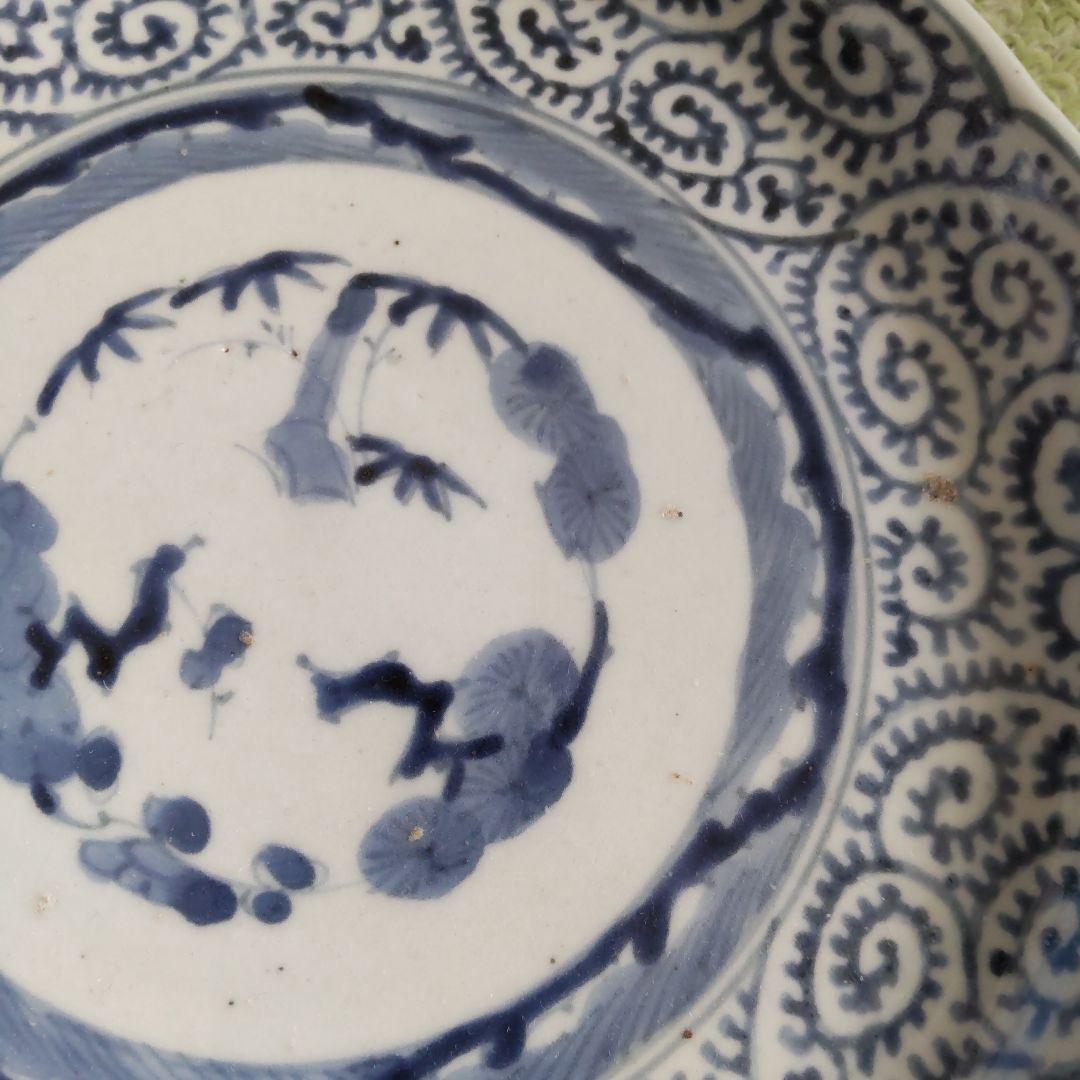 古伊万里蛸唐草皿