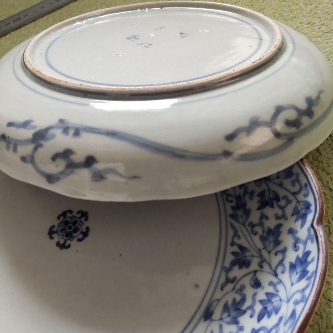 古伊万里蛸唐草皿