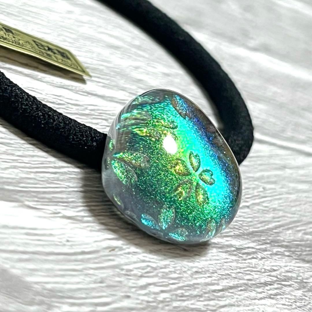 べる様お取り置きですＮｏ．45 偏光 桜模様 レジン キーホルダー ヘアゴム