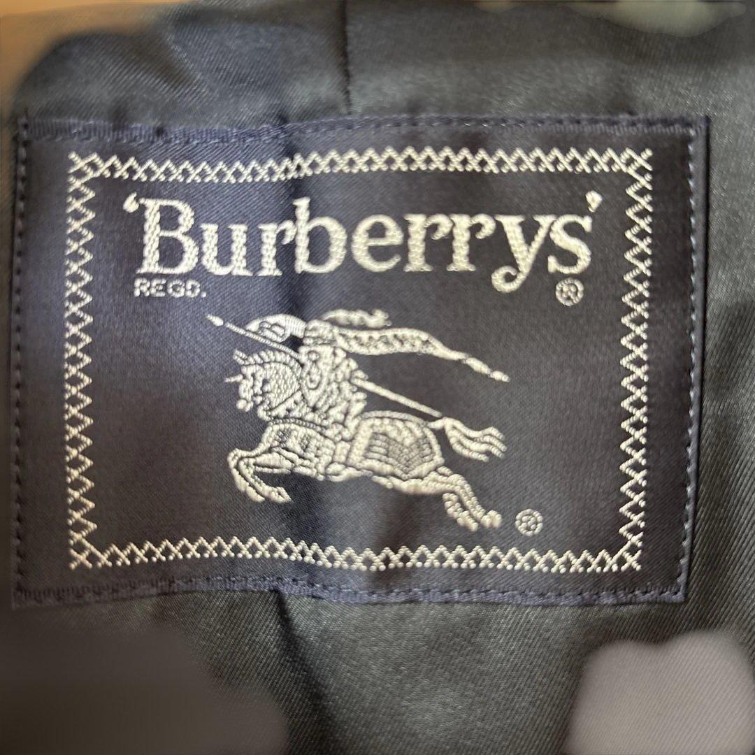 Burberrys ダークブラウン トレンチコート　タグに個人名前入り