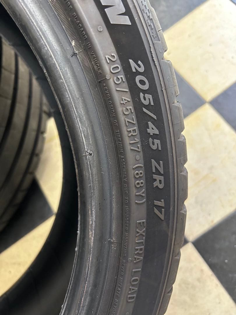 205/45R17 PS5 ミシュラン　バリ山　処分