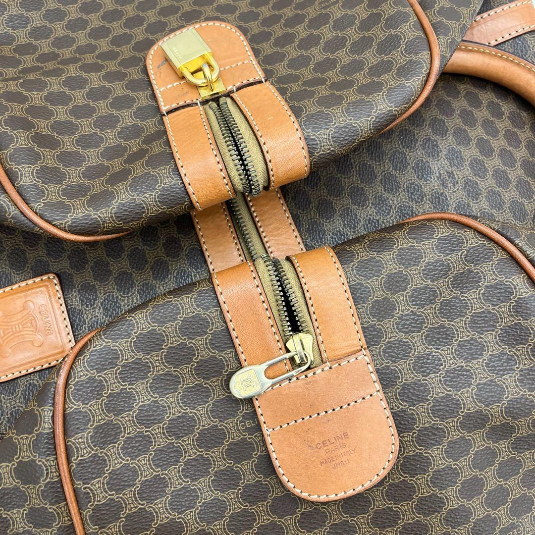 [鑑定済] CELINE セリーヌ ヴィンテージ マカダム ボストンバッグ