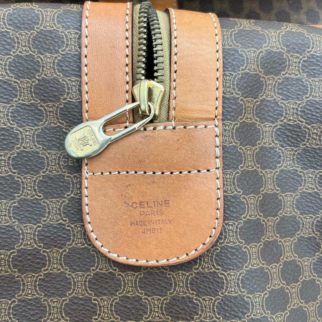 [鑑定済] CELINE セリーヌ ヴィンテージ マカダム ボストンバッグ