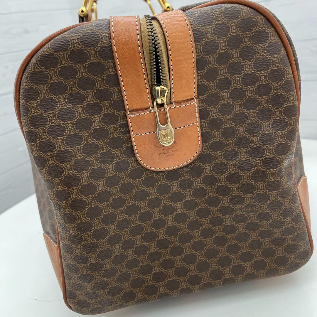 [鑑定済] CELINE セリーヌ ヴィンテージ マカダム ボストンバッグ