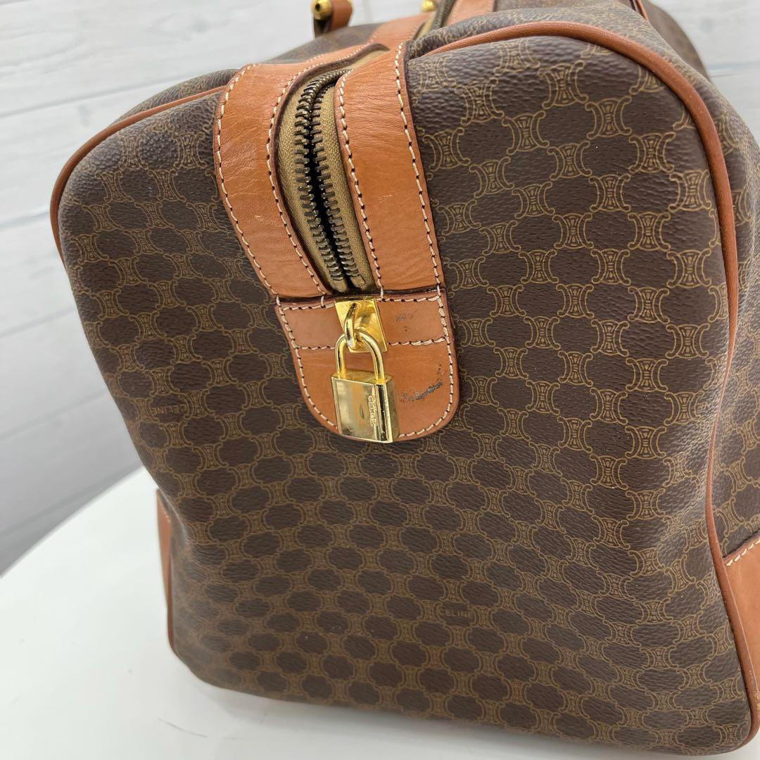 [鑑定済] CELINE セリーヌ ヴィンテージ マカダム ボストンバッグ