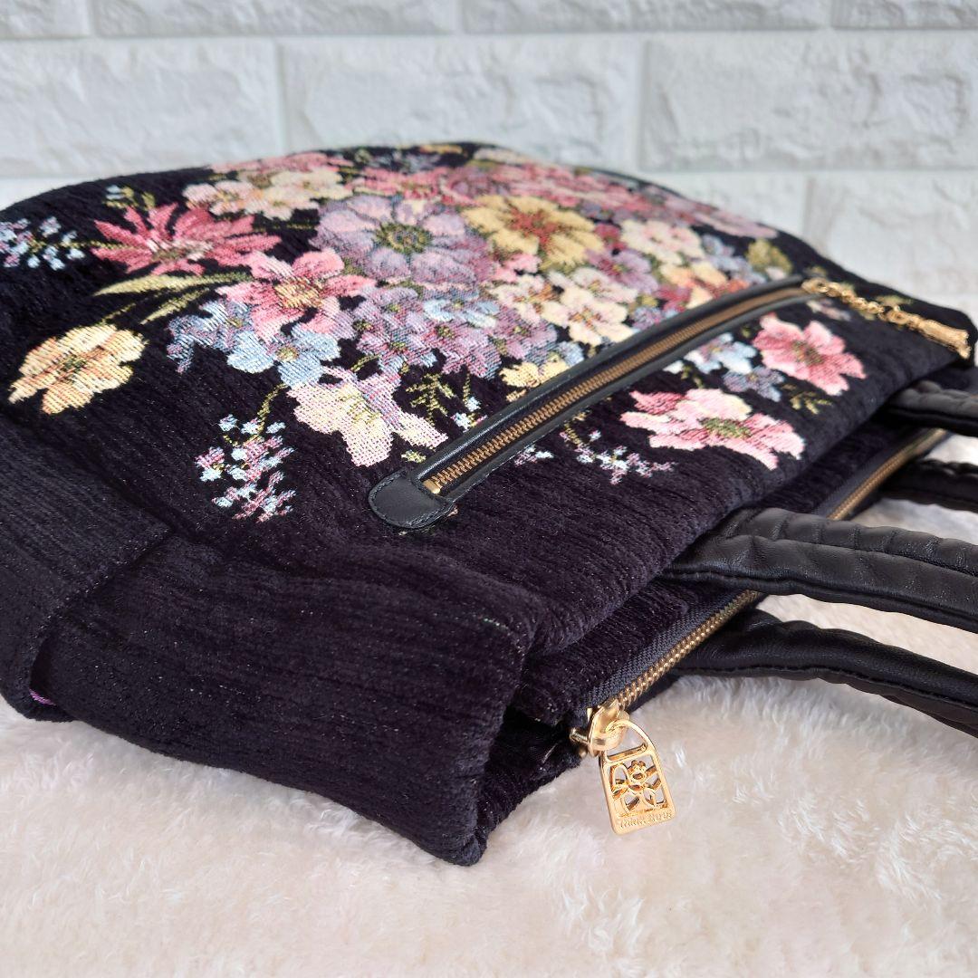 Think Bee! 花柄 トートバッグ ゴブラン織り