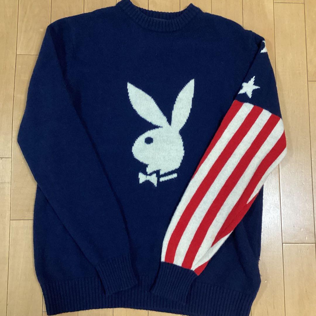 美品 ビームスゴルフ プレイボーイ コラボ ニット セーター L