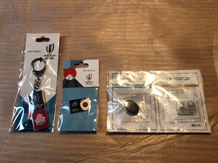 ラグビーワールドカップ 2019 日本開催（花園） ピンバッチ 他非売品等セット
