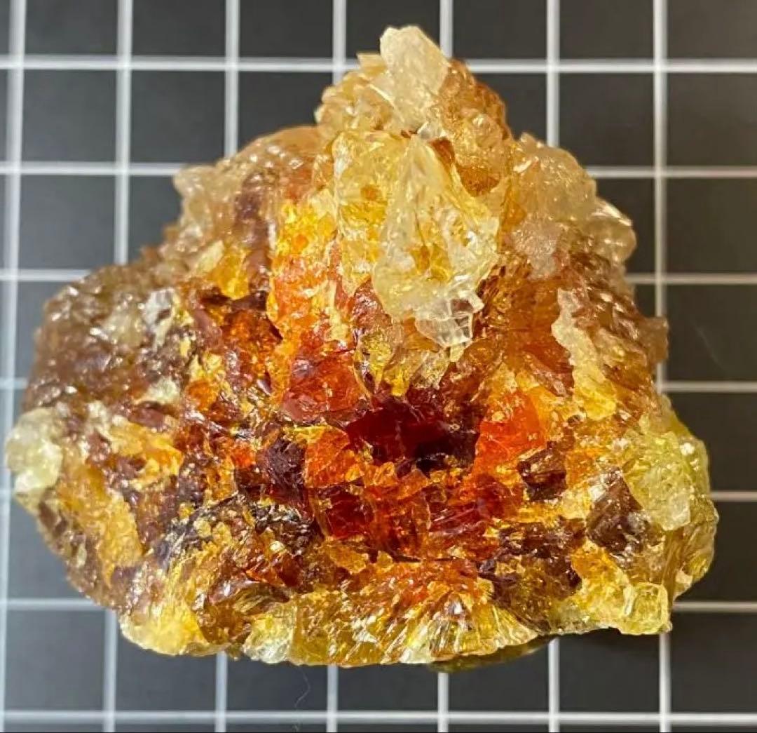 ジンカイト　紅亜鉛鉱　ポーランド産　228g　合成　天然石　鉱物　原石