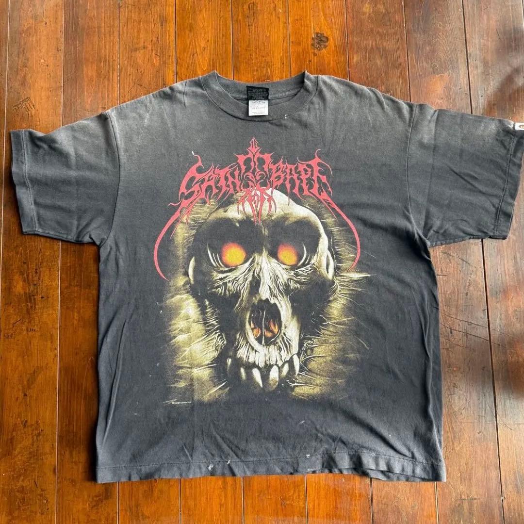 トップス SAINT Mxxxxxx A BATHING APE BAPE SS TEE