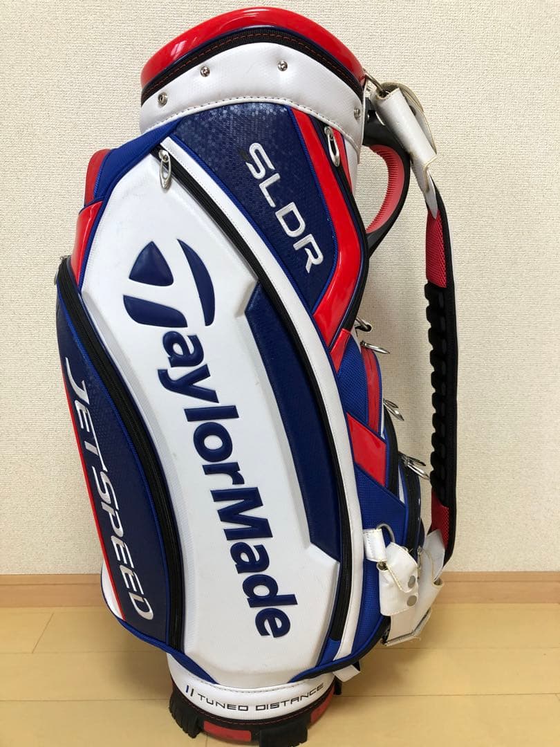 【希少品】TaylorMade　ダブルロゴ　ツアープロ　スタッフバッグ　9.0型