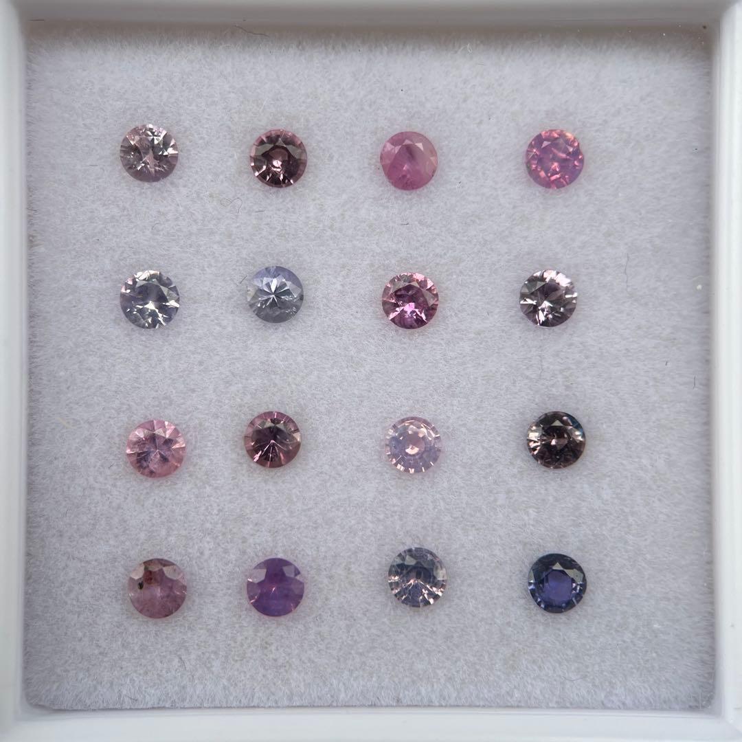 スリランカ産非加熱天然2.7mmマルチカラーサファイア