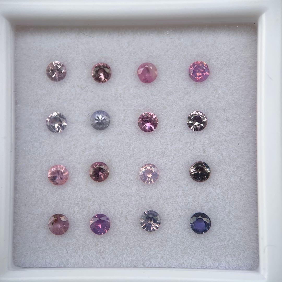 スリランカ産非加熱天然2.7mmマルチカラーサファイア