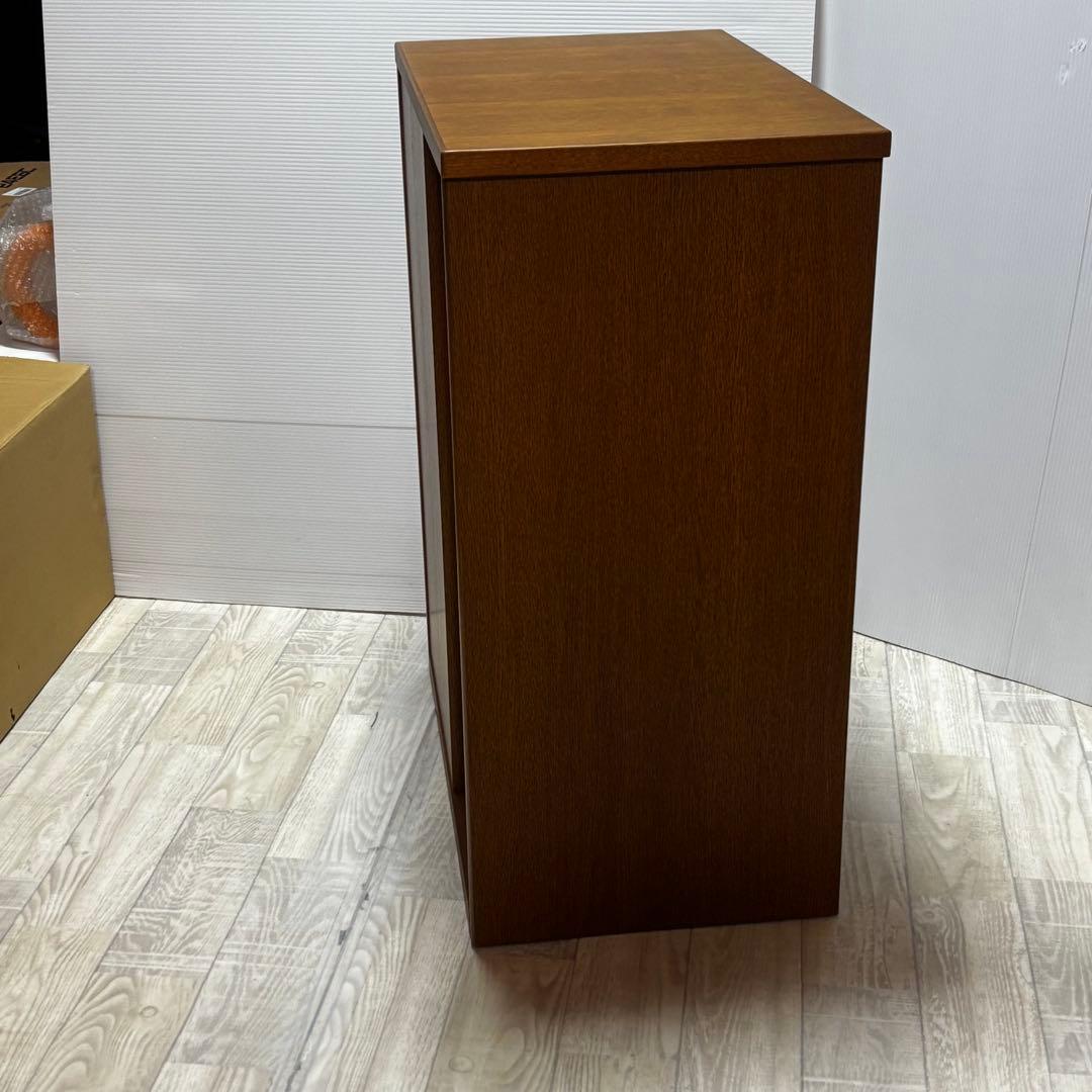 浜本工芸 電話台 木製電話台・ファックス台 引き出し付　本棚　マガジンラック