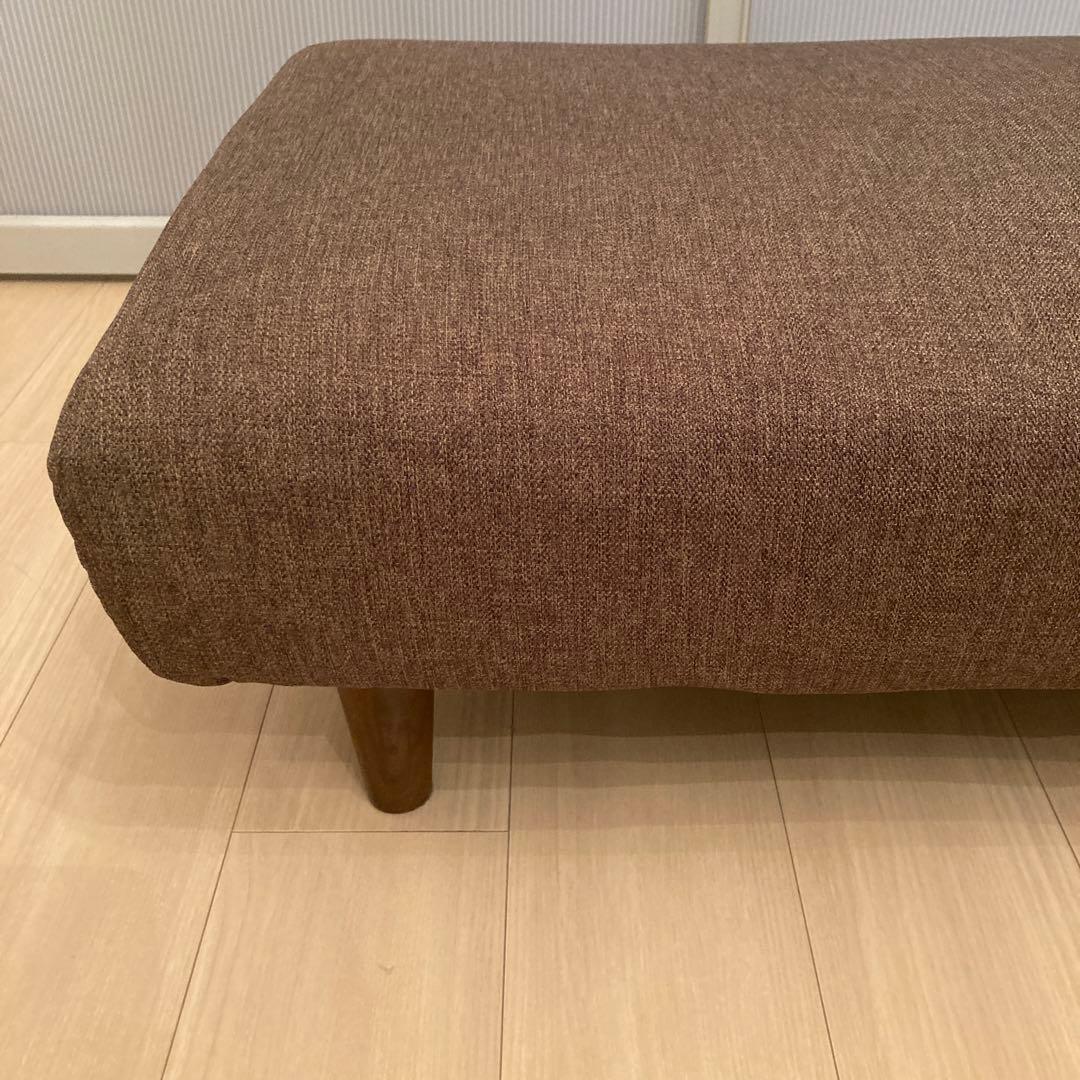 【スツールのみ】ニトリ　足置き　ソファ　布張り　スツール　おしゃれ