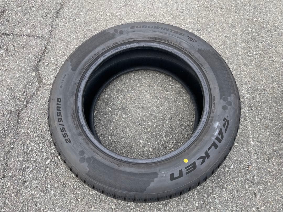 中古 冬用タイヤ4本セット！ファルケン ユーロウィンター 255/55R18