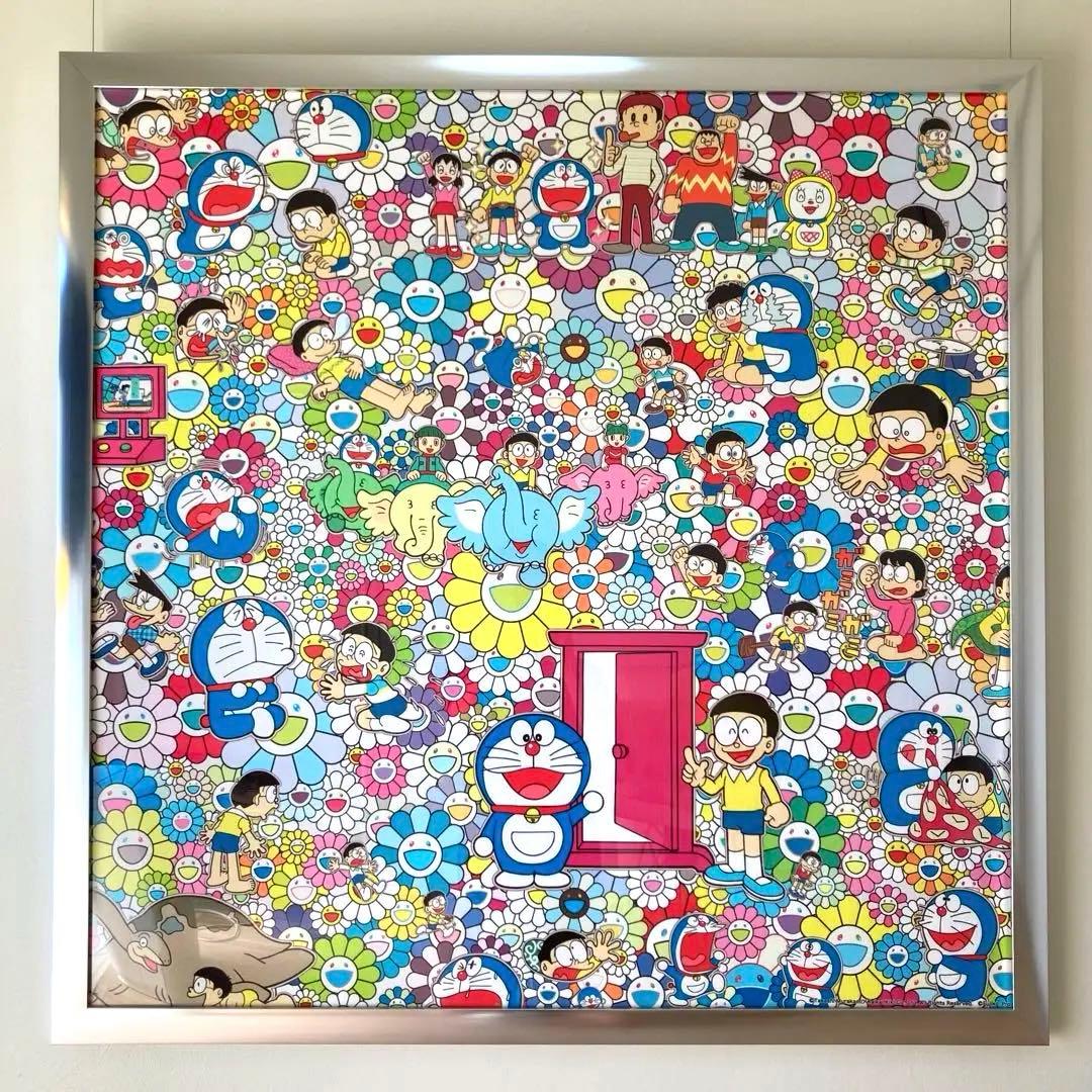 村上隆　ドラえもんポスター特注額装