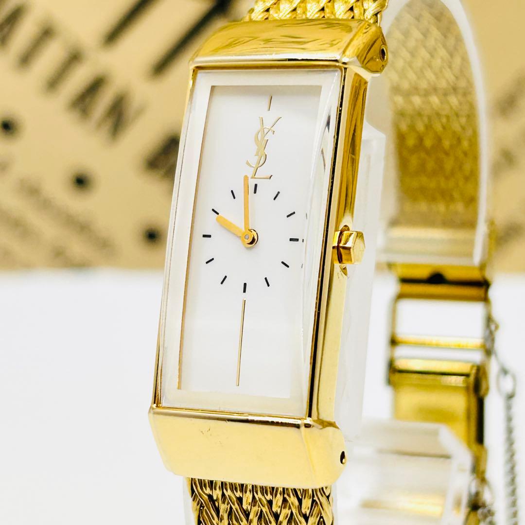 美品✨ Yves Saint Laurent イヴサンローラン 腕時計 ゴールド