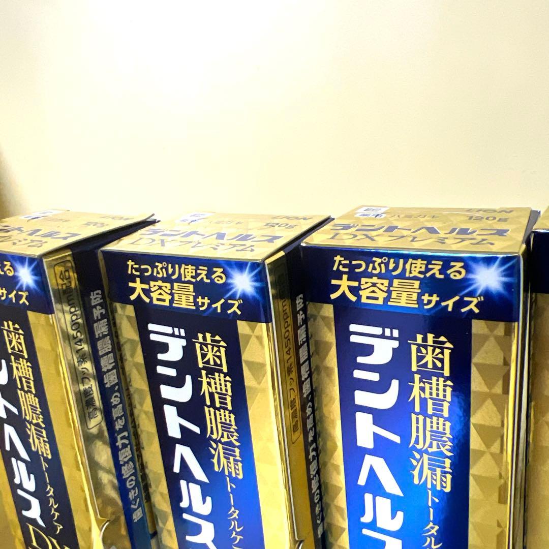 LION デントヘルス DX プレミアム 120g×6本セット 薬用歯磨き粉