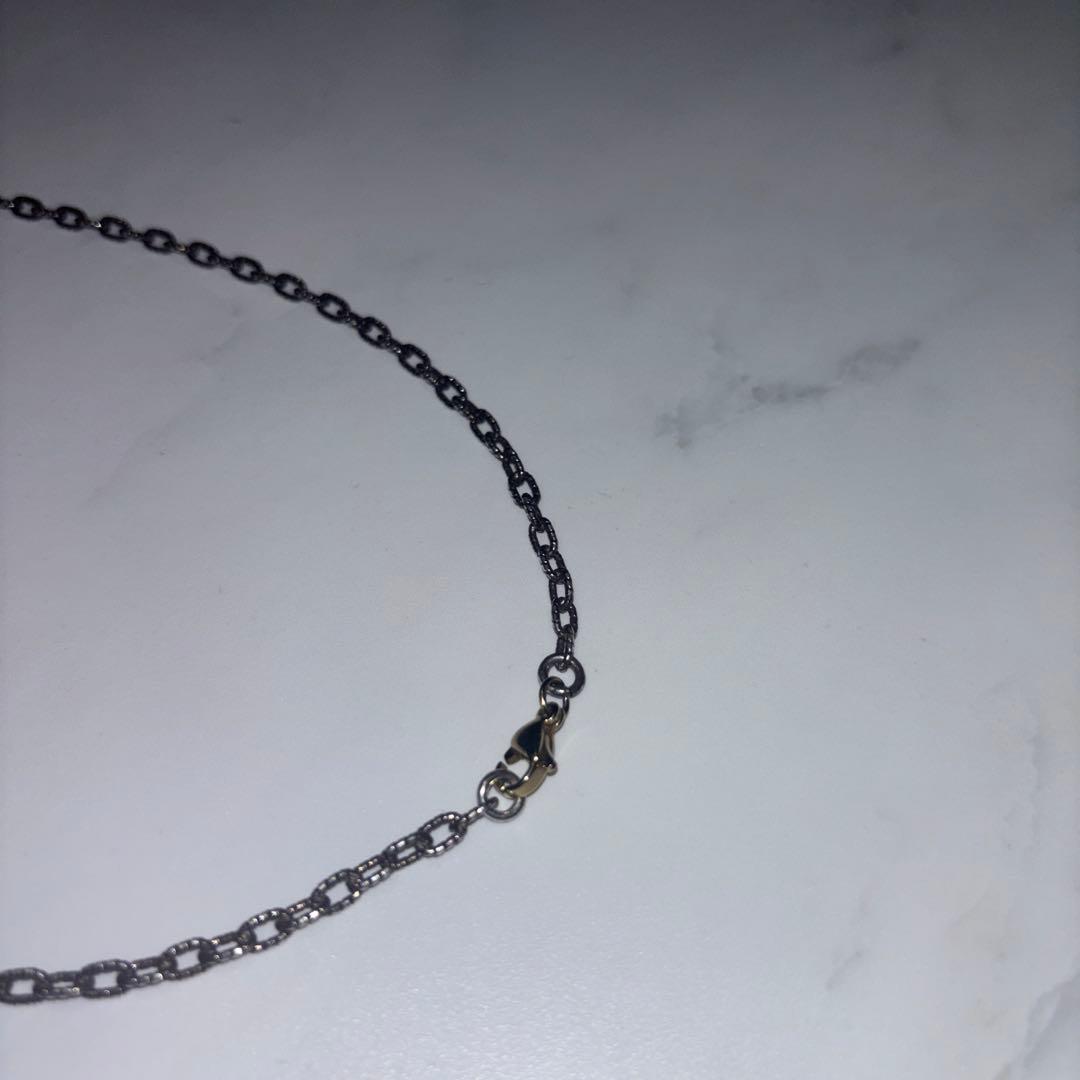 【美品】GUCCI インターロッキング ペンダントネックレス シルバー 925