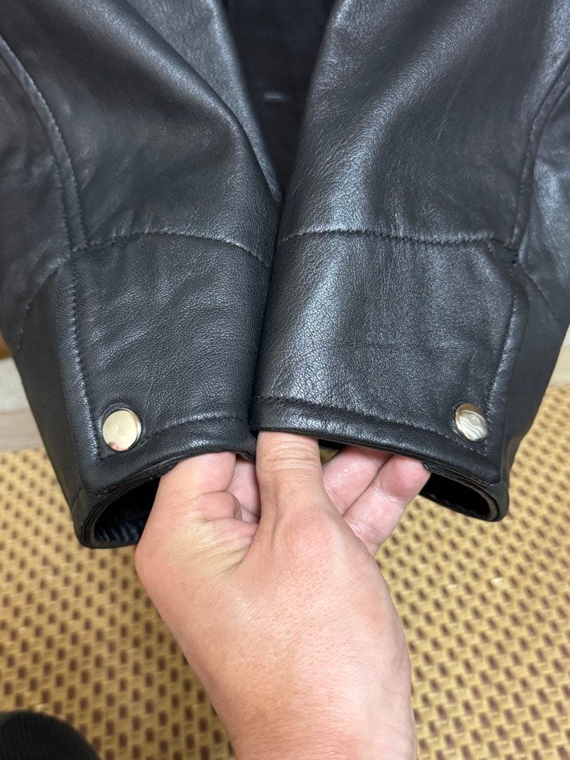 ナノユニバース　カーコート　コーチジャケット　レザー