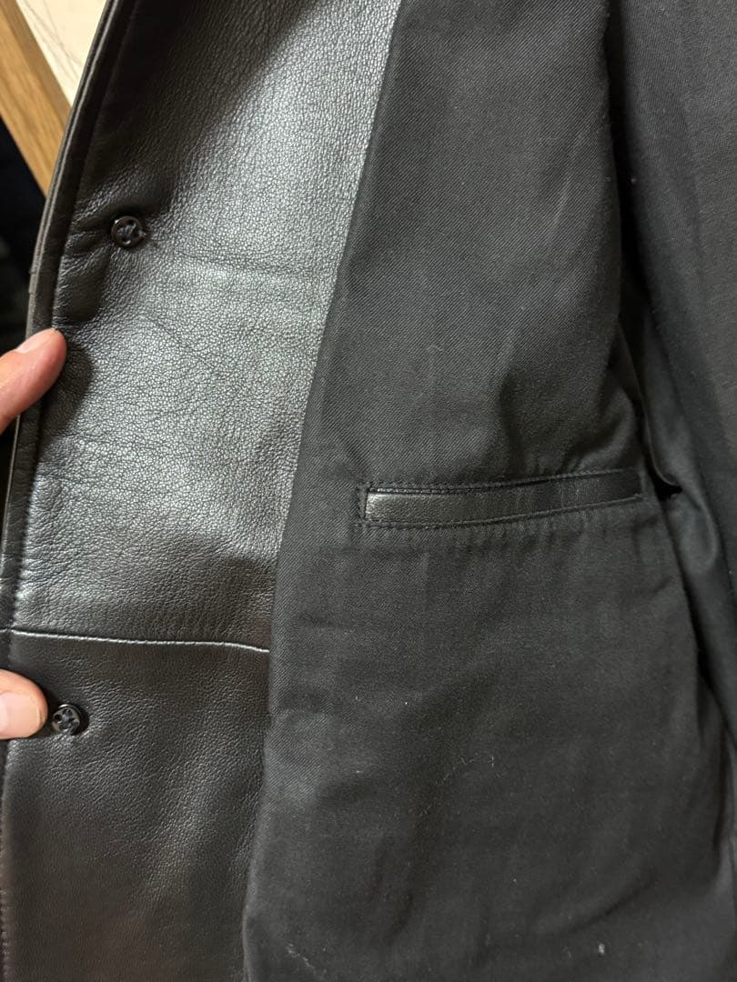 ナノユニバース　カーコート　コーチジャケット　レザー