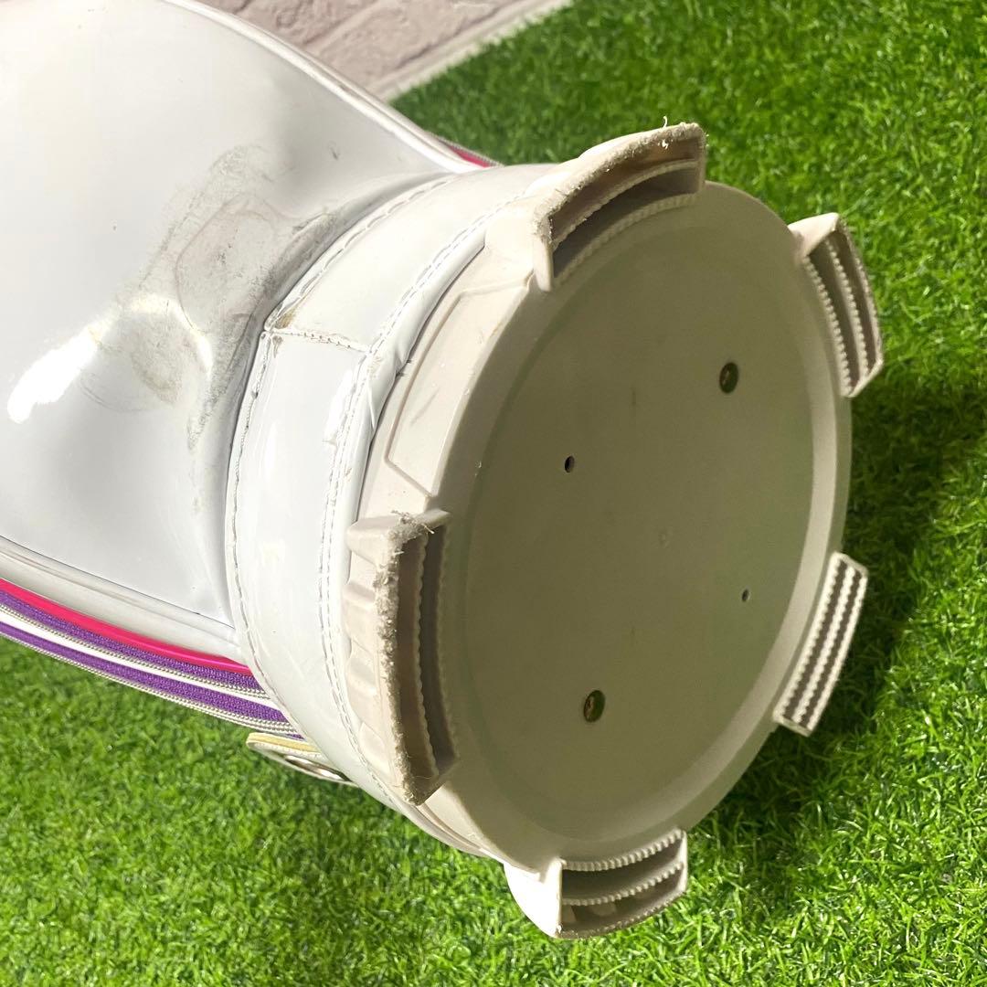 エミリッドバハマ キャディバッグ ホワイト レディース ゴルフ