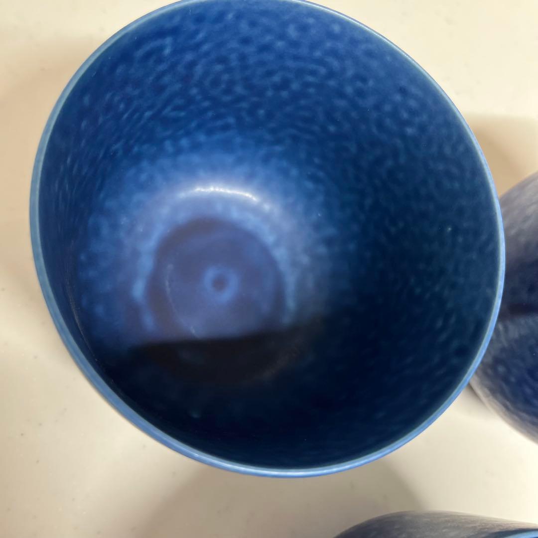 イイホシユミコ　マッチャボウル　リイラボ　オフショアブルー　3個セット