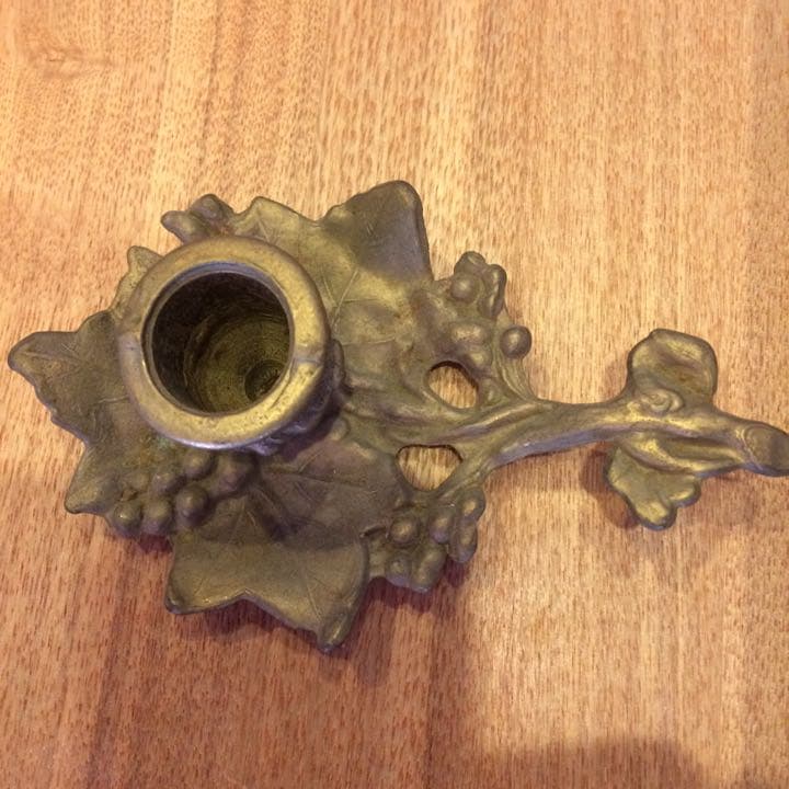 Maria　イギリス 1930年代 アンティークキャンドルスタンド 真鍮