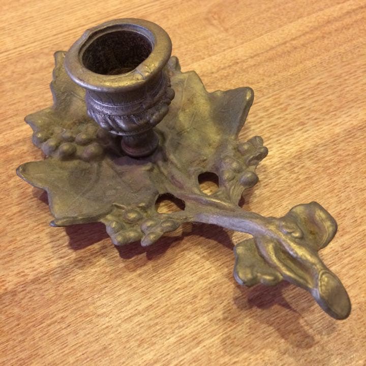 Maria　イギリス 1930年代 アンティークキャンドルスタンド 真鍮