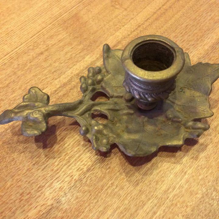 Maria　イギリス 1930年代 アンティークキャンドルスタンド 真鍮