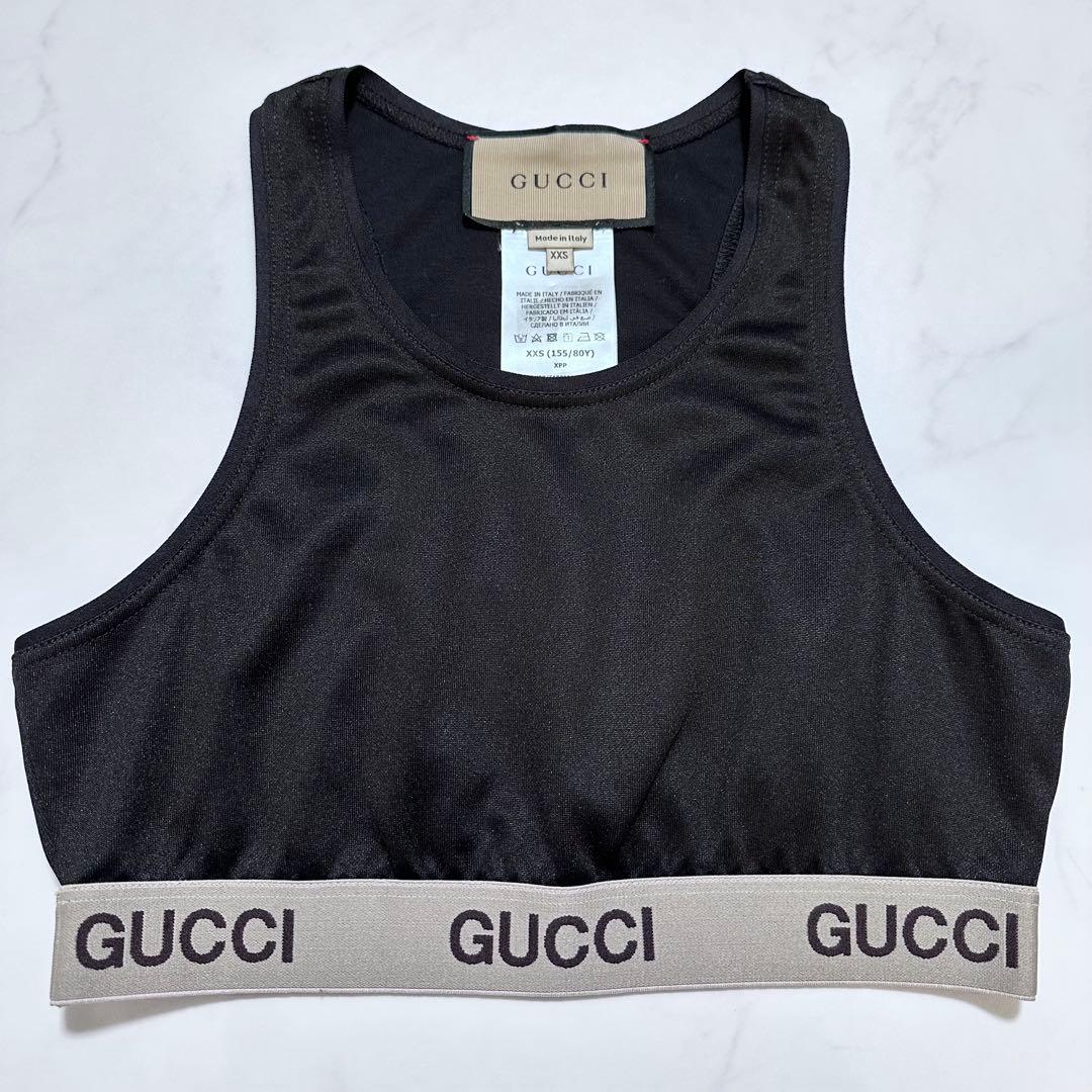現行タグ✨グッチ × ザノースフェイス スポブラ タンクトップ 黒 XXS