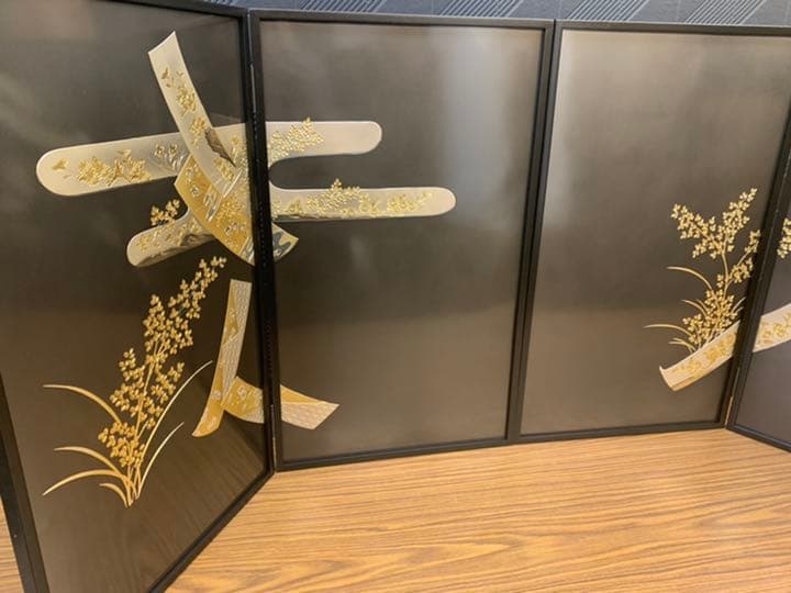 屏風枠付き　62cm No.189 五月人形　屏風