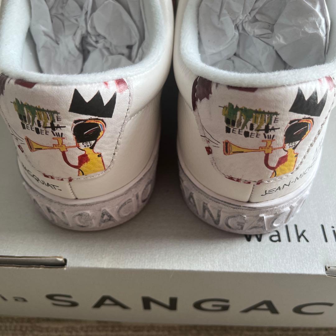 JEAN-MICHEL BASQUIAT スニーカー ホワイト/レッド　23cm