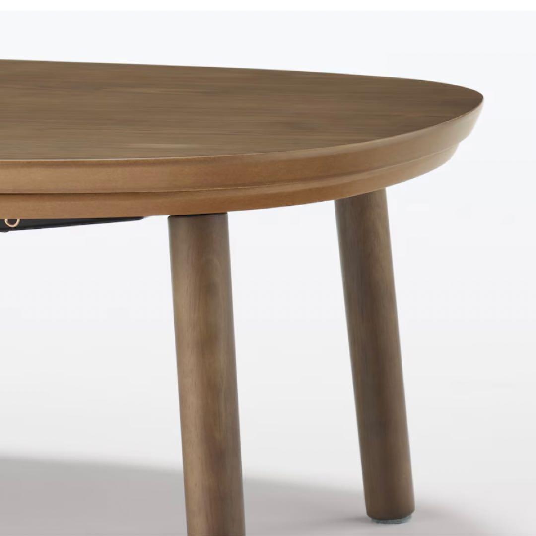 無印良品 こたつにもなるローテーブル　大 ダークブラウン