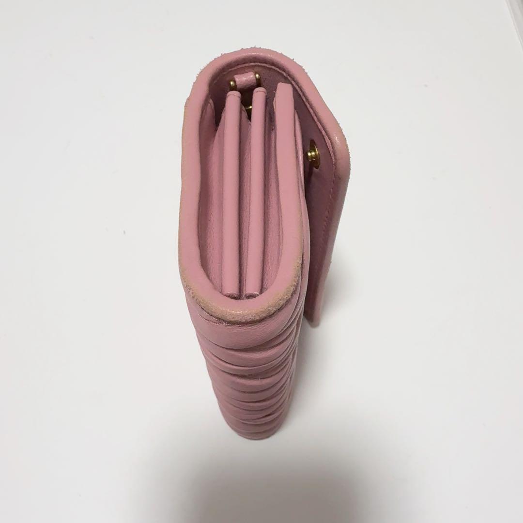 miumiu ミュウミュウ マテラッセ ショルダーウォレット チェーン