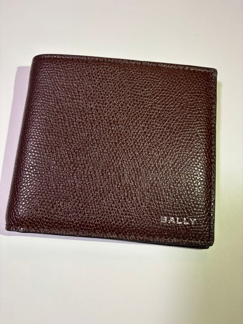 【美品】BALLY ブラウン 二つ折り財布