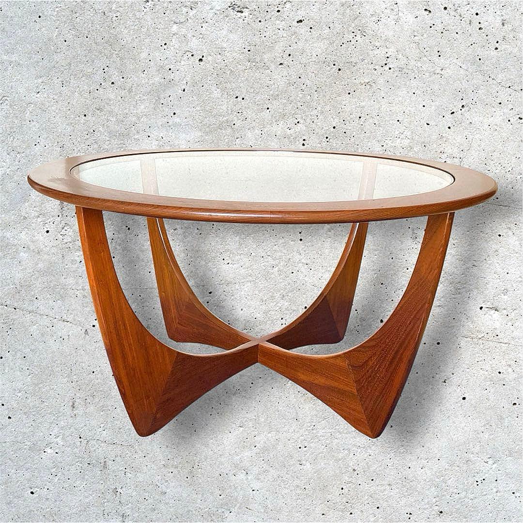 【ガラス天板交換済・タグ付】G-PLAN ジープラン アストロコーヒーテーブル