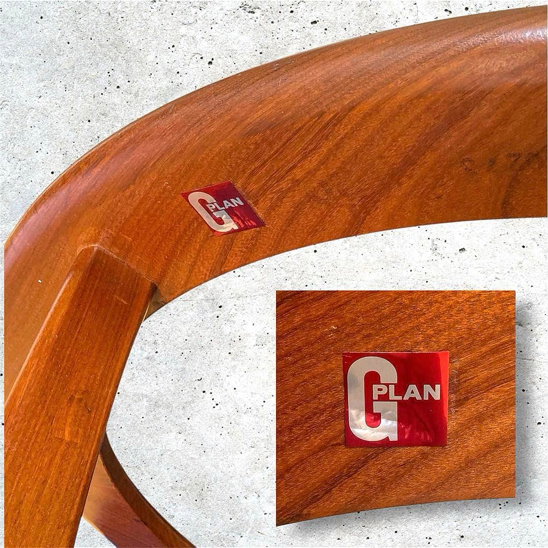 【ガラス天板交換済・タグ付】G-PLAN ジープラン アストロコーヒーテーブル