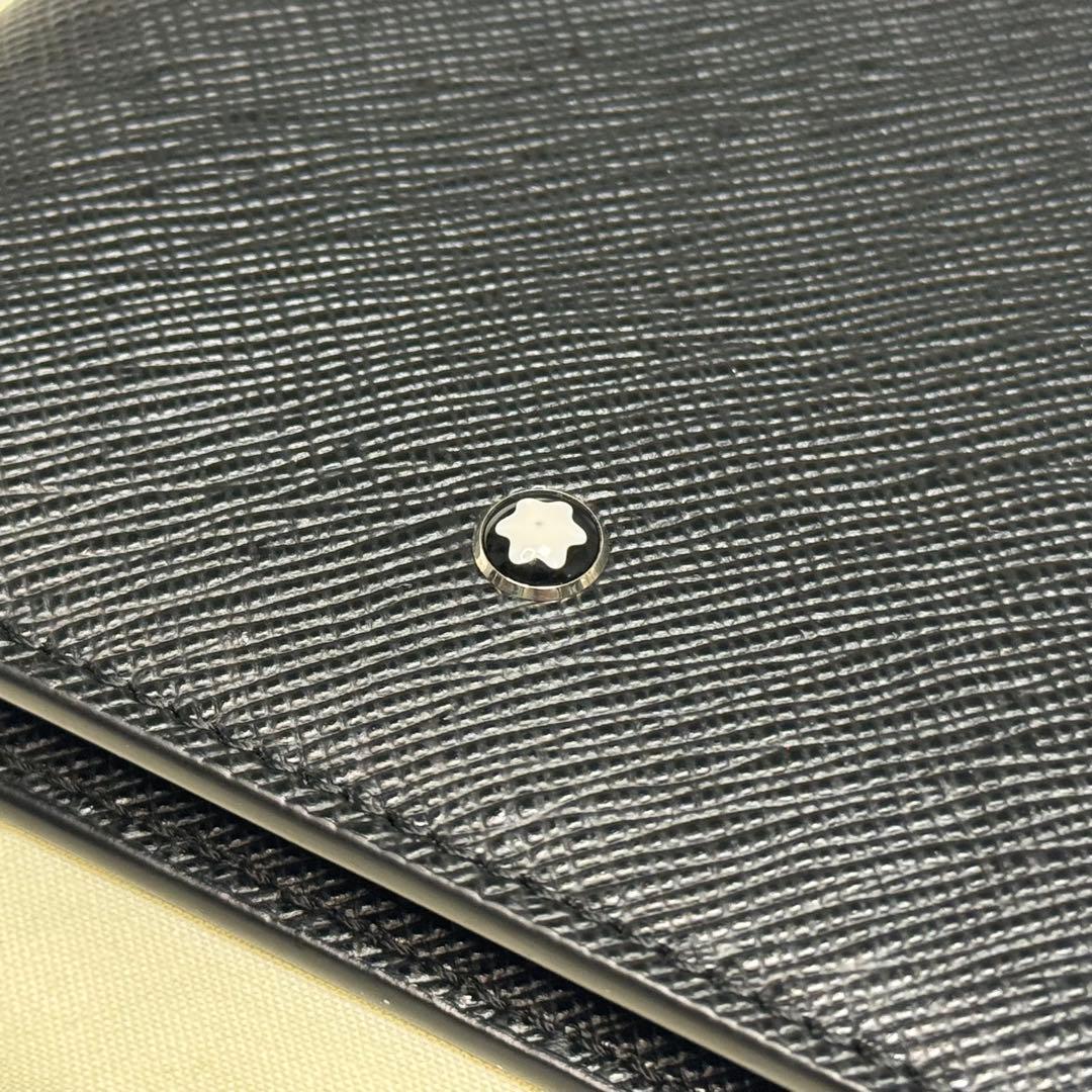 未使用 モンブラン サルトリアル ウォレット 8cc サフィアーノレザー