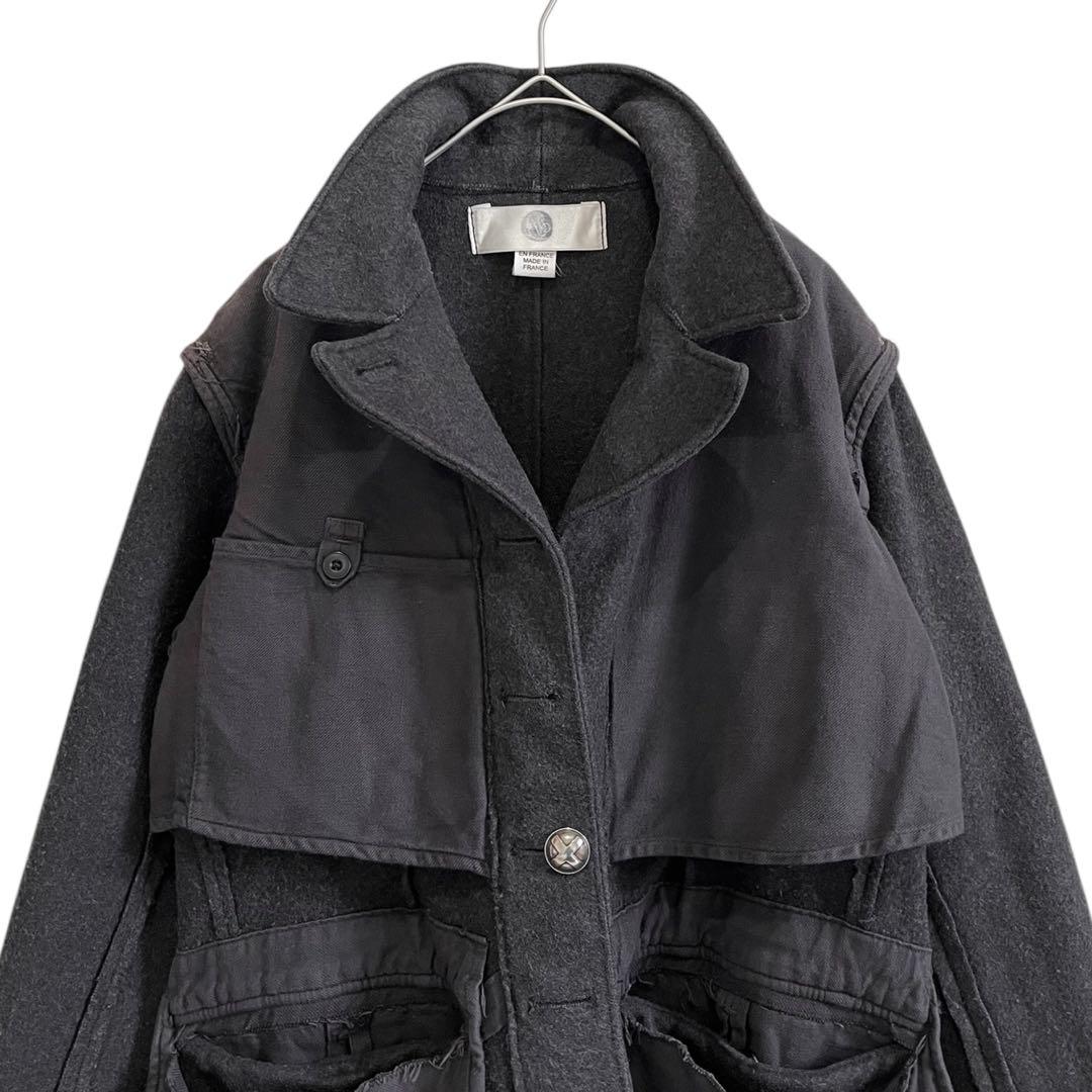 00s MARC LE BIHAN 再構築 裏表 リメイク ミリタリージャケット