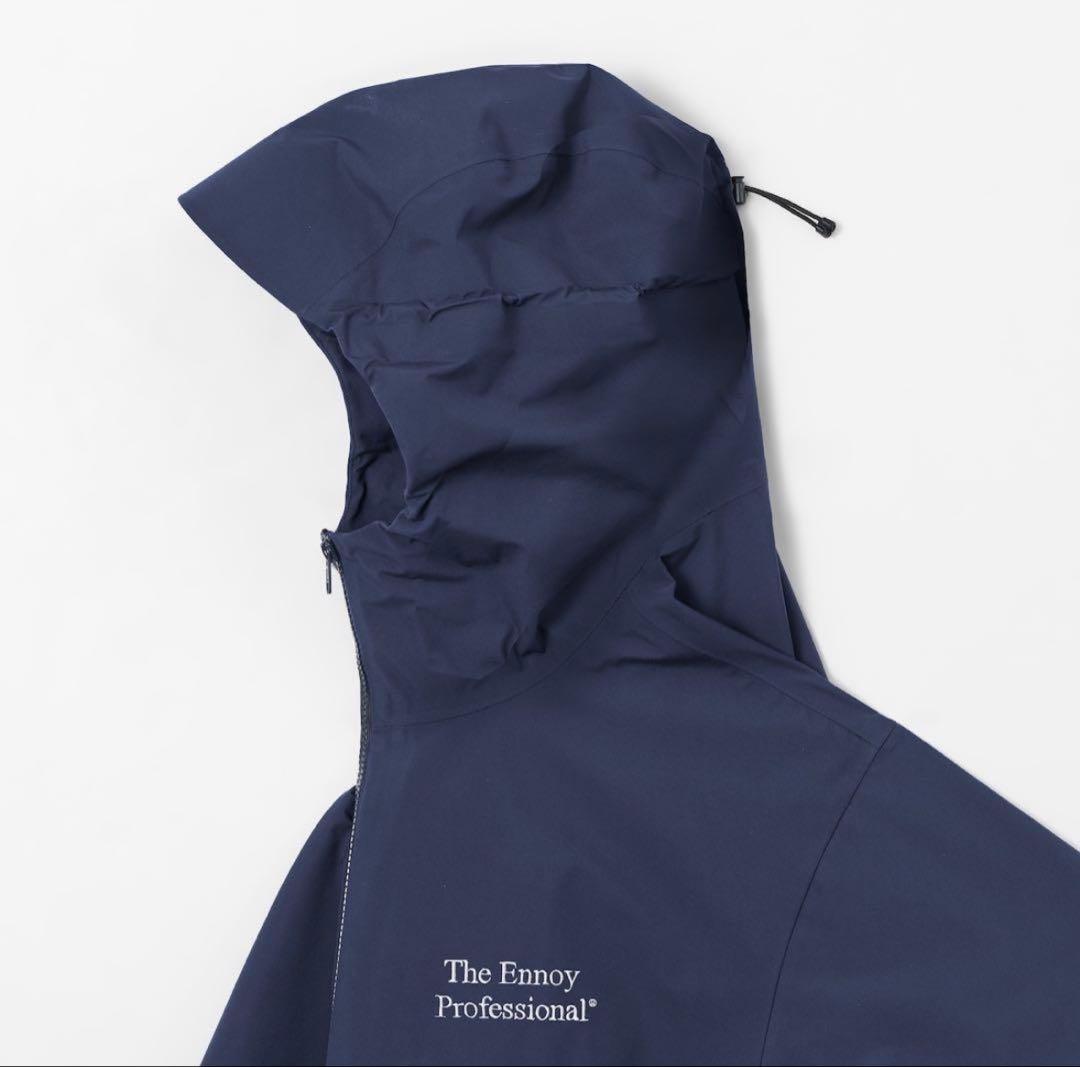 ENNOY 3LAYER SHELL HOODIE NAVY Sサイズ