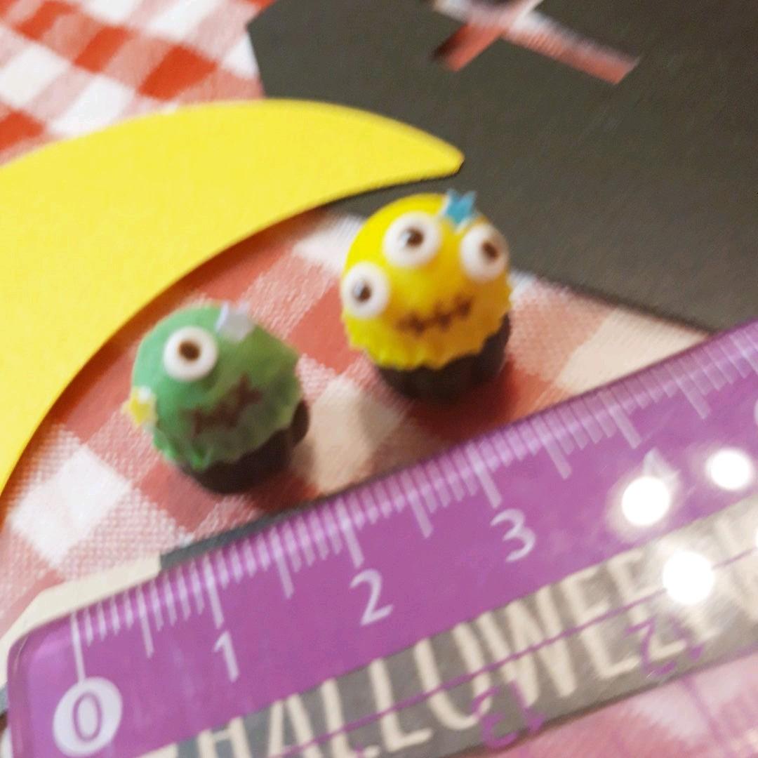 小さなモンスターカップケーキ♡