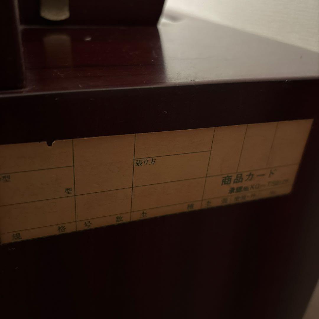 角元産業（株）高級アンティークドレッサー　面取りミラー　昭和ヴィンテージ