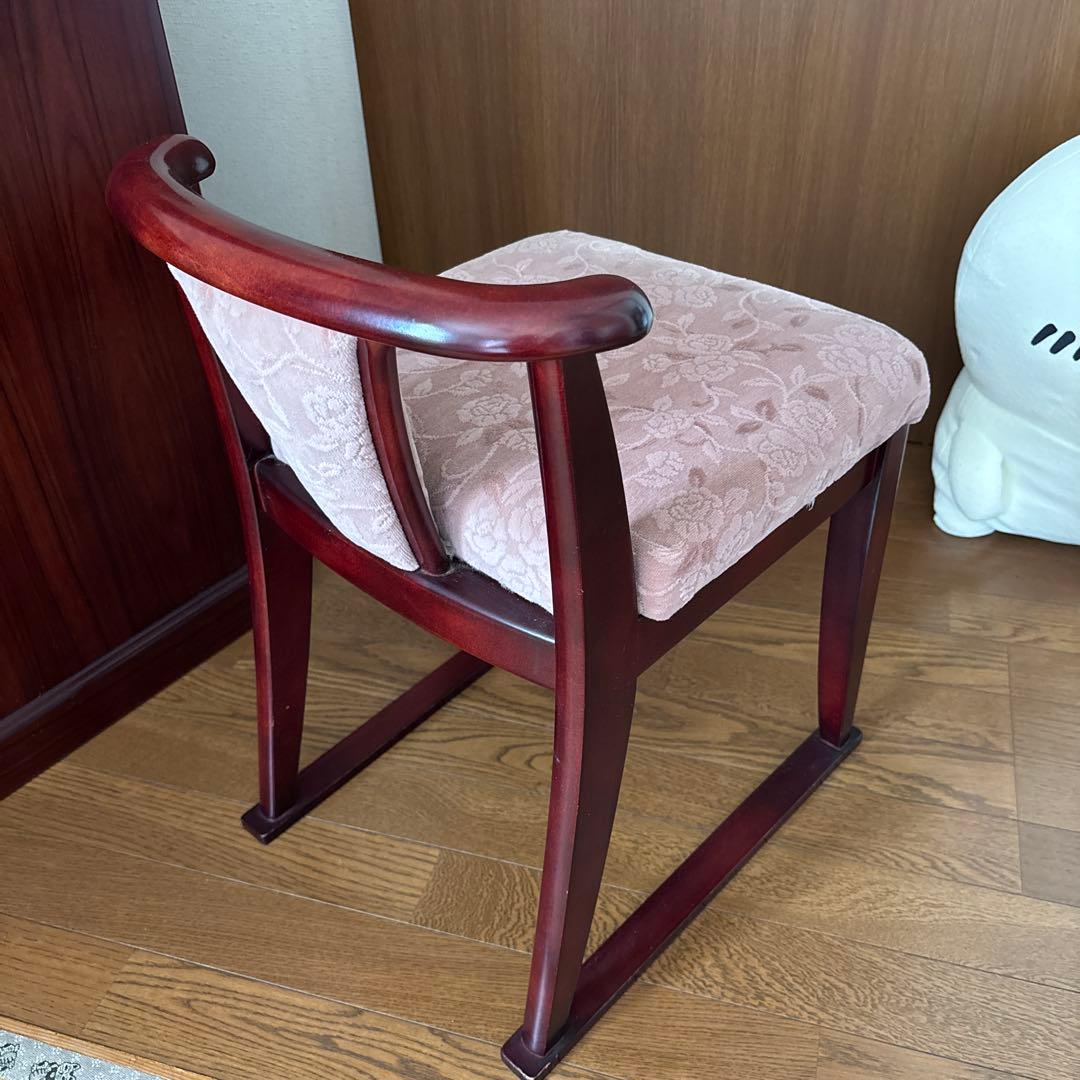 角元産業（株）高級アンティークドレッサー　面取りミラー　昭和ヴィンテージ