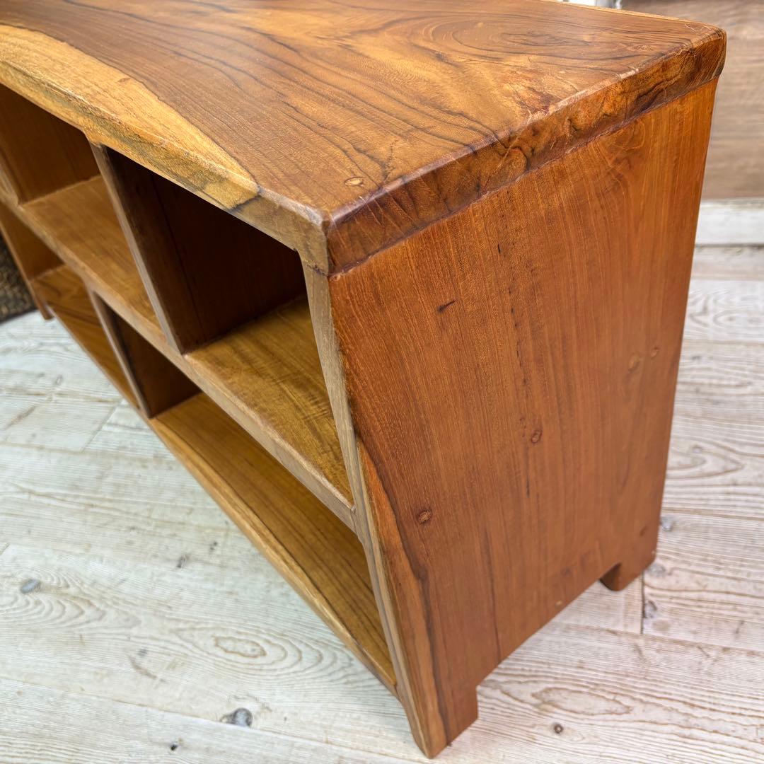 オールドチーク天然無垢材ナチュラルウッドテレビ台サイドボード飾り棚テーブル木製